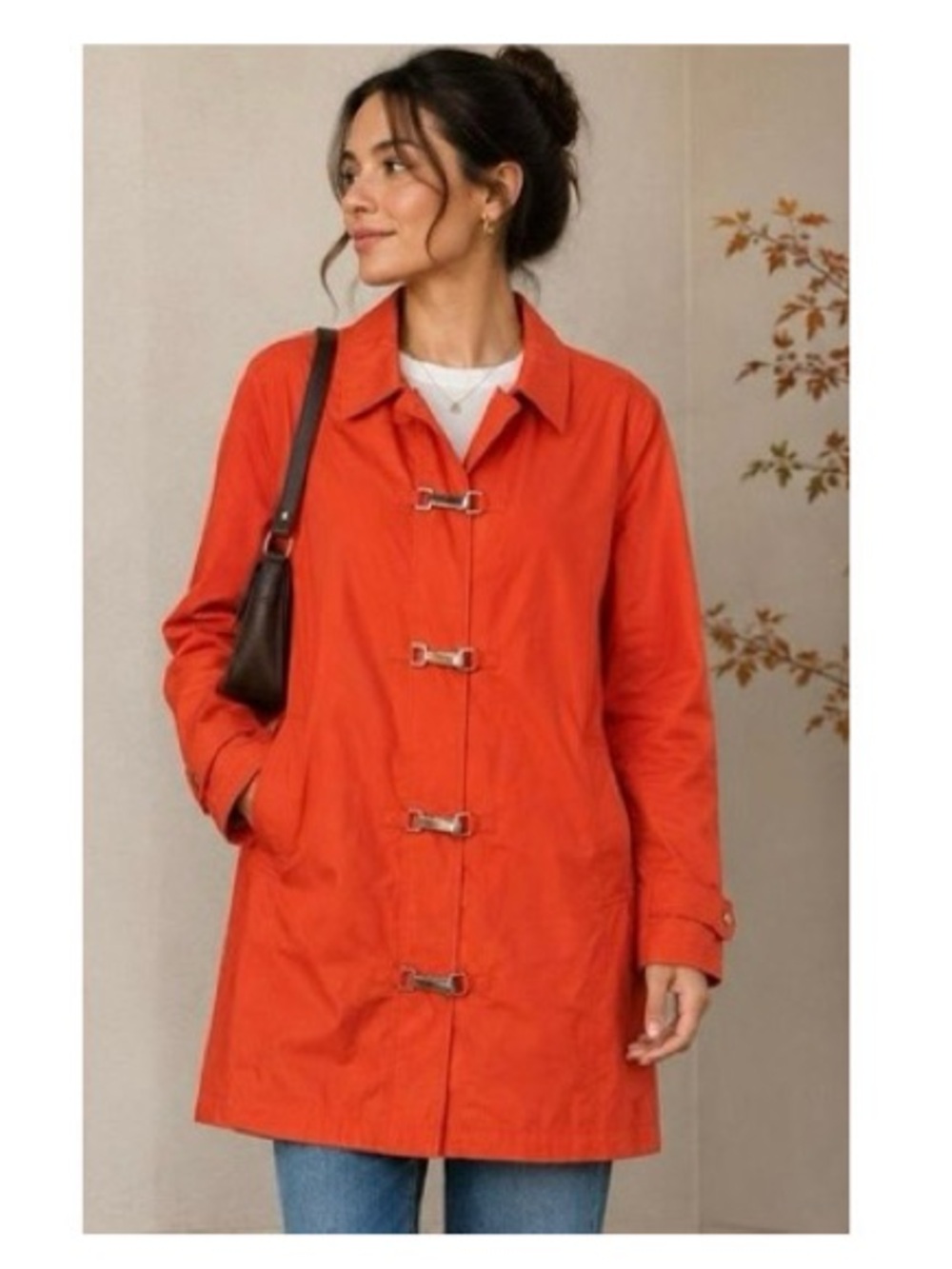 Liz Claiborne Orange Jacket Size 2X